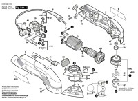 Bosch 0 601 294 763 Gda 280 E Delta Sander 230 V / Eu Spare Parts